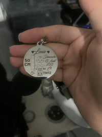 Porte clé naissance