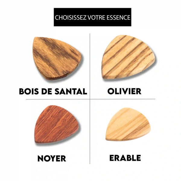 mediator personnalisé en bois avec gravure prénom
