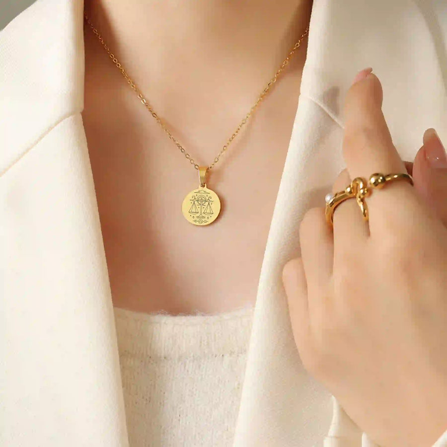 collier personnalisé signe du zodiaque