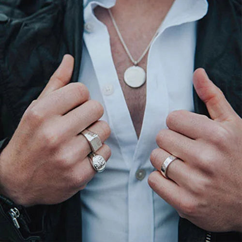 collier homme gravure personnalisée
