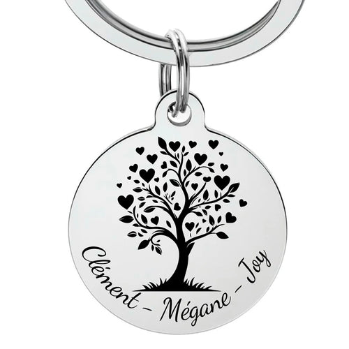 Porte-clé Arbre de Vie personnalisé