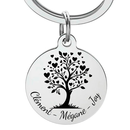 Porte-clé Arbre de Vie personnalisé