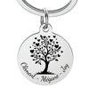 Porte-clé gravé Arbre de Vie avec gravure personnalisable