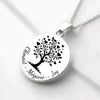 collier arbre de vie racine | gravure personnalisée