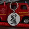 Porte-Clé Pompiers en Action | Gravure Personnalisée