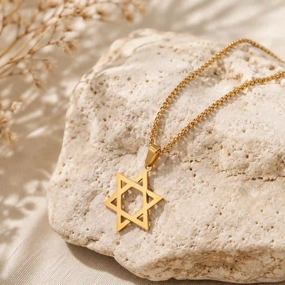 Collier Étoile de David — Pendentif Symbole Judaïque