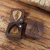 Boite de médiators en bois - gravure personnalisée | cadeau guitariste