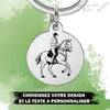 Porte-Clé Cavalier | Cheval, Équitation gravure personnalisé