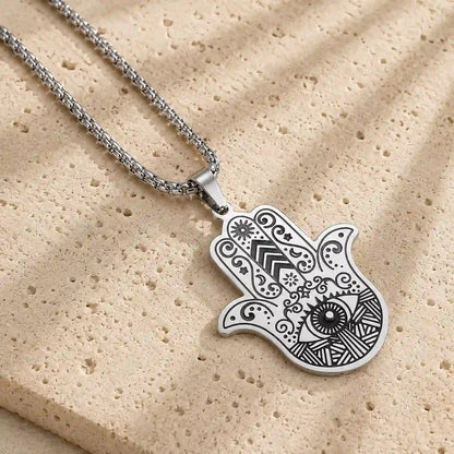 Collier Main de Fatma — Pendentif Hamsa Protection