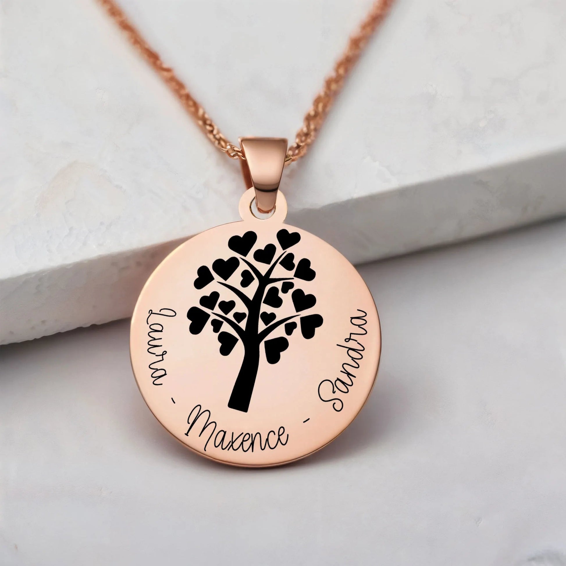 Collier arbre de vie | gravure personnalisée - Gravure Des Mots