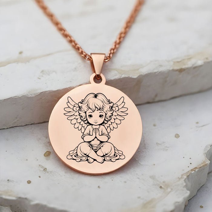 Collier baptême personnalisé - Gravure Des Mots