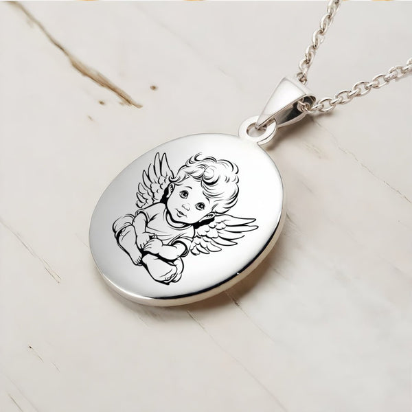 Collier baptême personnalisé - Gravure Des Mots