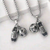 collier footballeur | pendentif chaussure et ballon de foot