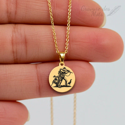 Collier Chasseur Personnalisé | Sanglier, Chevreuil, Canard