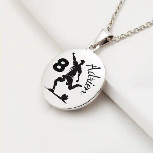 Collier personnalisé football - Gravure Des Mots