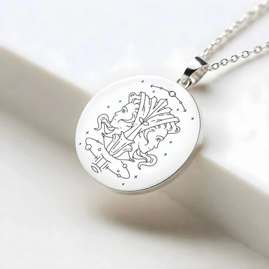 Collier zodiaque gravure personnalisée - Gravure Des Mots