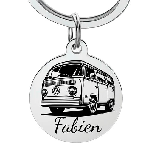 Porte-Clé Combi VW Personnalisé | Volkswagen, Van, Road Trip - vue alternative