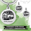 Porte-Clé Combi VW Personnalisé | Volkswagen, Van, Road Trip