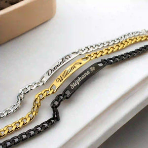 Bracelet cuir homme personnalisé