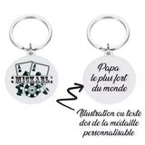 gravure arriere porte clé poker