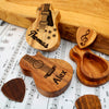 Guitare en bois personnalisée | Gravure prénom ou message musical
