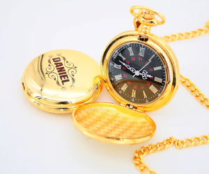 Montre à gousset or personnalisée