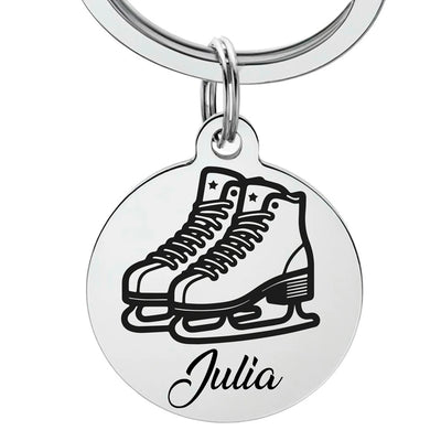 Porte-clé patinage