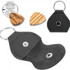 Porte clé en cuir PU pour médiator de guitare