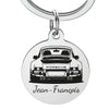 Porte-Clé  Porsche | voiture avec gravure personnalisée