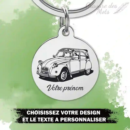Porte-clé 2CV pour collectionneur