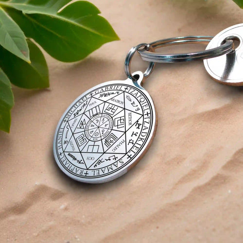porte clé talisman des 7 archanges - vue alternative