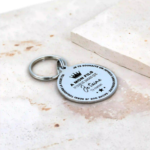 porte cle a mon fils gravure personnalisable - vue alternative