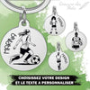 Porte-Clé Footballeuse | football féminin