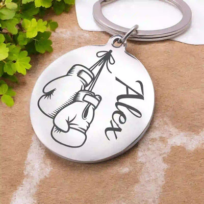 Porte clé gant de boxe | gravure personnalisée