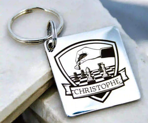 Porte-clé échecs personnalisé