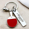 Porte Clé gravure Personnalisable Tennis de Table