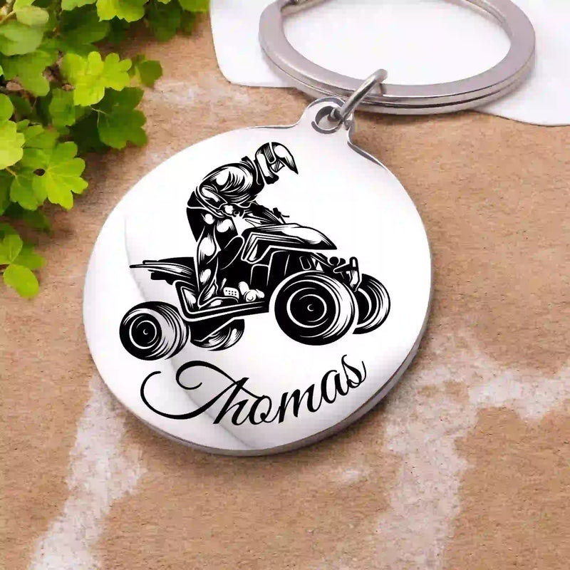 Porte-Clé Quad Personnalisé | Gravure Laser Offerte