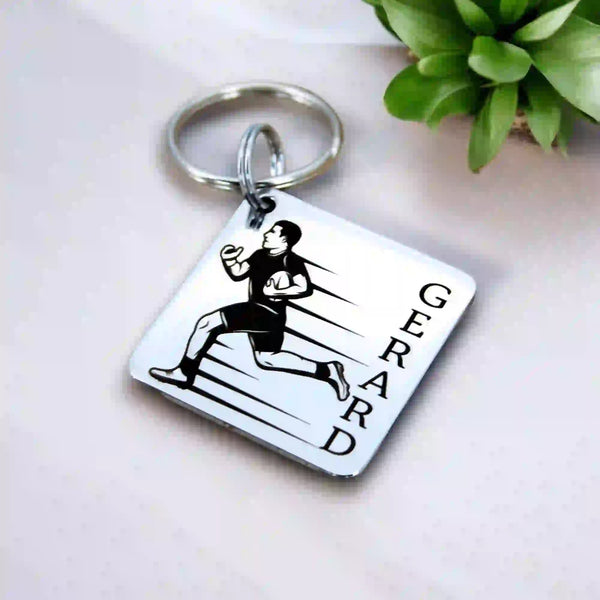 Porte-clé rugby personnalisé