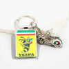 Porte-clé Vespa personnalisé | Scooter italien style vintage gravé