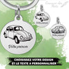 Porte-Clé Volkswagen Coccinelle gravure personnalisé