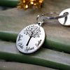 Porte-clé arbre de vie gravure personnalisée prénom & date