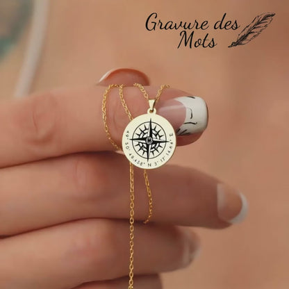 video collier avec coordonnée GPS