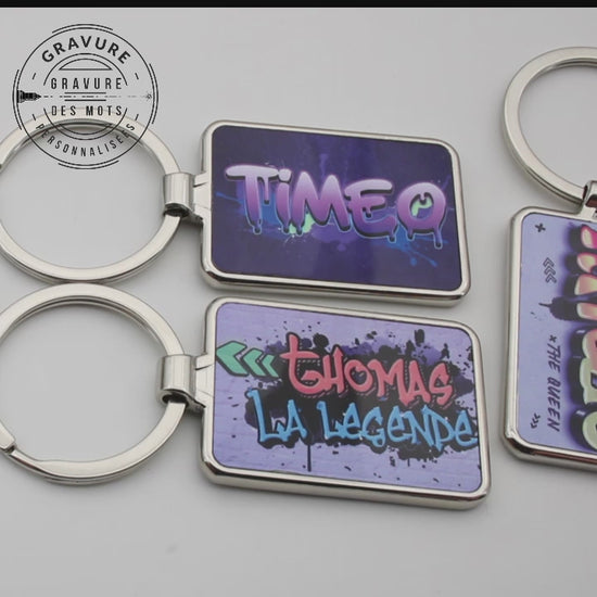 porte clé graffiti personnalisé