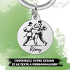 Porte-Clé Taekwondo | gravure Personnalisable