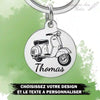 Porte-Clé Vespa | Scooter Italien, Gravure  Personnalisable